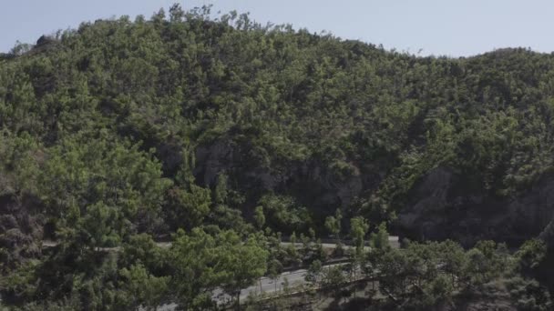 Ongegraded Uhd Luchtfoto Van Het Natuurpark Serra Malagueta Santiago Island — Stockvideo