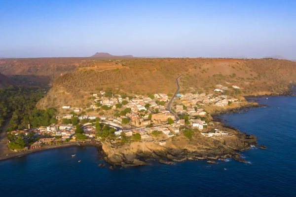Aerial view Cidade Velha city  in Santiago - Cape Verde - Cabo V — Stock Photo, Image