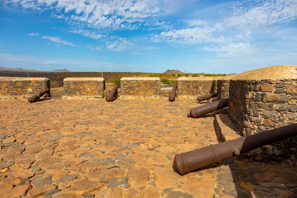 Cidade Velha viejo fuerte en Santiago - Cabo Verde - Cabo Verde —  Fotos de Stock
