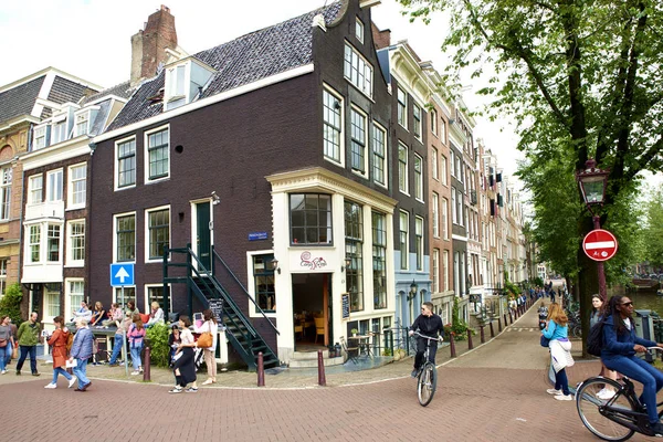 Amsterdam vista strada — Foto Stock