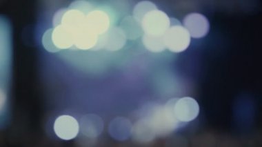 bokeh yanıp sönen bir ışık