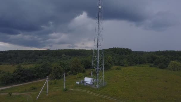 Повітря для мобільного зв'язку — стокове відео