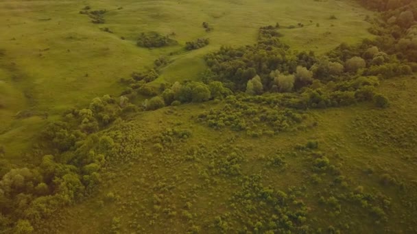 Paisagem com vista para os olhos dos pássaros — Vídeo de Stock