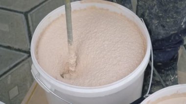 cephe sıva için malzeme karıştırma