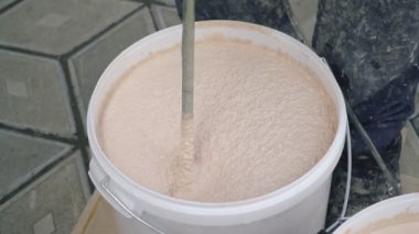 cephe sıva için malzeme karıştırma
