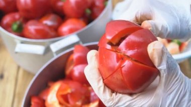 kesme kırmızı biber