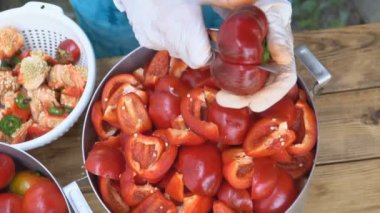 kesme kırmızı biber