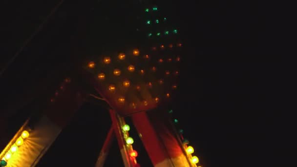 Lampeggiante luce multicolore — Video Stock