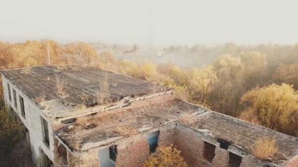 被遗弃的工厂大厦 — 图库视频影像