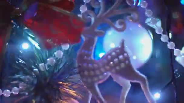 Χριστουγεννιάτικο δέντρο παιχνίδι — Αρχείο Βίντεο