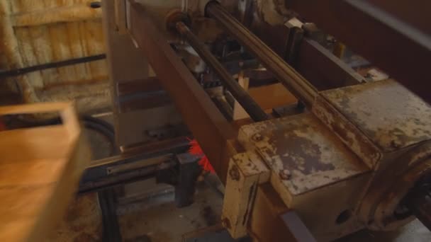 Box het maken van machine — Stockvideo