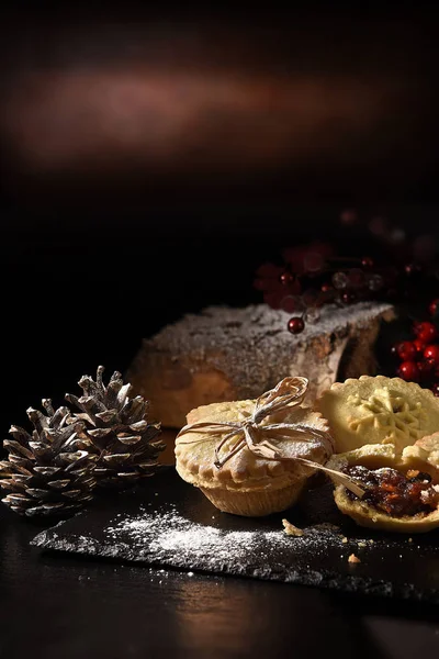 Weihnachten Hackfleischkuchen II — Stockfoto