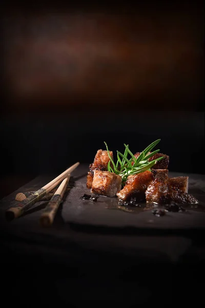 Chinesisches Schweinefleisch szechuan 2 — Stockfoto