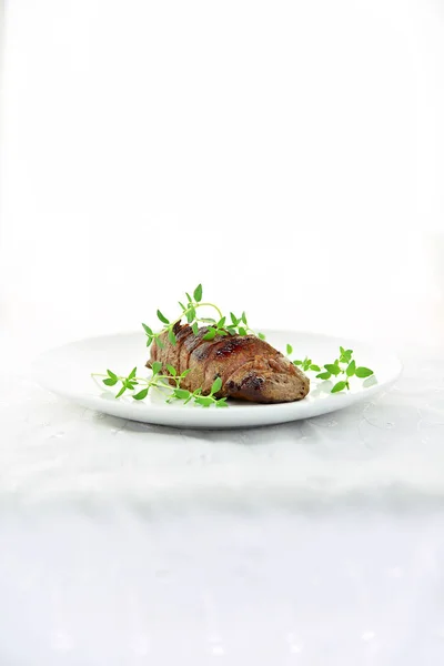 Venison Fillet with Thyme — Stock Photo, Image