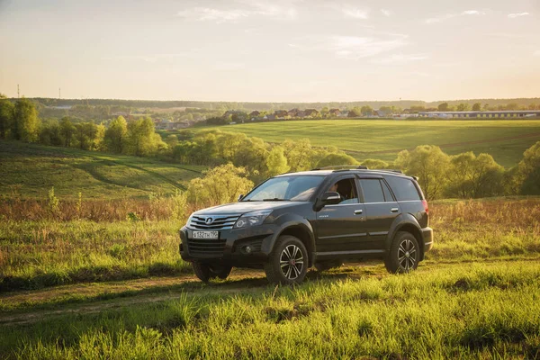 Kinesiska Suv Stor Vägg Hover Moskow Ryssland 2018 — Stockfoto