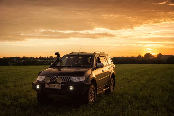 Suv Mitsubishi Pajero Sport Moskow Ryssland 2016 — Stockfoto