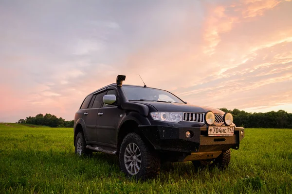 Suv Mitsubishi Pajero Sport Moskow Ryssland 2016 — Stockfoto