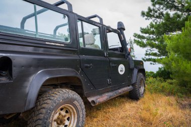 Land Rover Defender 110 suv. Sithonia, Yunanistan 2014-06-27