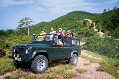 Land Rover Defender 110 suv. Sithonia, Yunanistan 2014-06-27