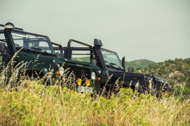 Land Rover Defender 110 suv. Sithonia, Yunanistan 2014-06-27