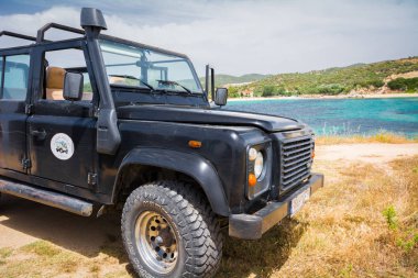 Land Rover Defender 110 suv. Sithonia, Yunanistan 2014-06-27