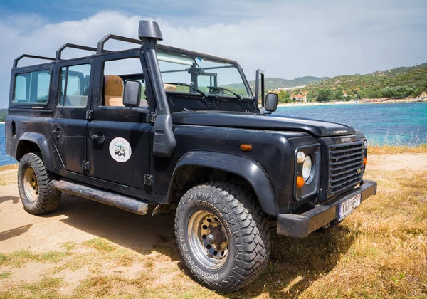Land Rover Defender 110 suv. Sithonia, Yunanistan 2014-06-27