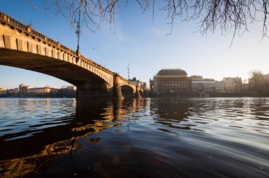 Prag sokaklarında. Prague, Çek Cumhuriyeti. 2014-01-05
