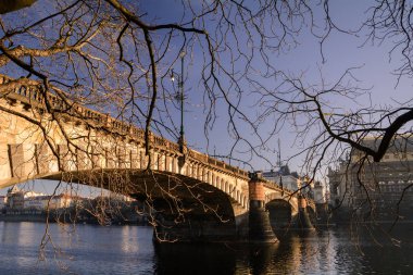 Prag sokaklarında. Prague, Çek Cumhuriyeti. 2014-01-05