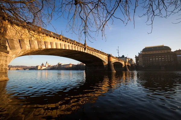 Prag sokaklarında. Prague, Çek Cumhuriyeti. 2014-01-05