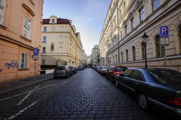 Prag sokaklarında. Prague, Çek Cumhuriyeti. 2014-01-05