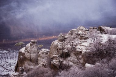Mountain range Demerdzhi, the Republic of Crimea. clipart