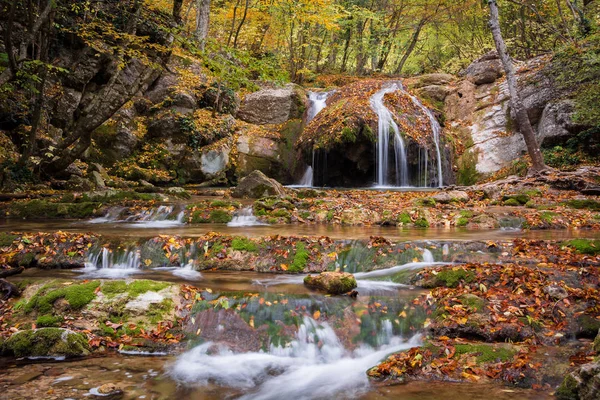Waterfall Khapkhalskiy Canyon Republic Crimea — Stock Photo, Image