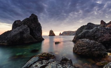 St. George's Rock, Jasper Beach, Cape Fiolent, kar maskesi District, Sevastopol, Kırım Cumhuriyeti