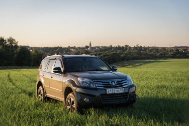 Çin Suv büyük Duvar H3 üzerine getirin. Moskova, Rusya. 31 Temmuz 2018