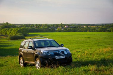Çin Suv büyük Duvar H3 üzerine getirin. Moskova, Rusya. 14 Mayıs 2013
