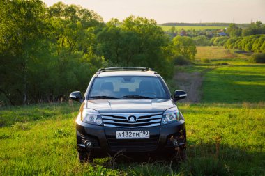Çin Suv büyük Duvar H3 üzerine getirin. Moskova, Rusya. 14 Mayıs 2013