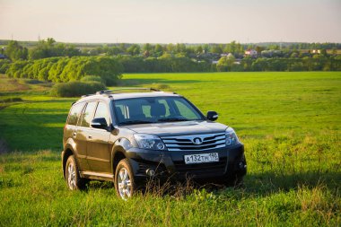 Çin Suv büyük Duvar H3 üzerine getirin. Moskova, Rusya. 14 Mayıs 2013