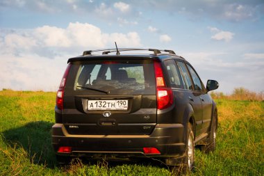 Çin Suv büyük Duvar H3 üzerine getirin. Moskova, Rusya. 14 Mayıs 2013