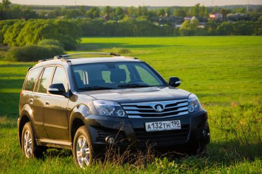 Çin Suv büyük Duvar H3 üzerine getirin. Moskova, Rusya. 14 Mayıs 2013