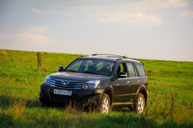 Çin Suv büyük Duvar H3 üzerine getirin. Moskova, Rusya. 14 Mayıs 2013