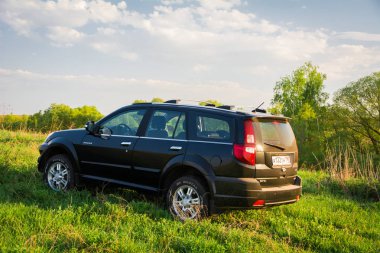 Çin Suv büyük Duvar H3 üzerine getirin. Moskova, Rusya. 14 Mayıs 2013