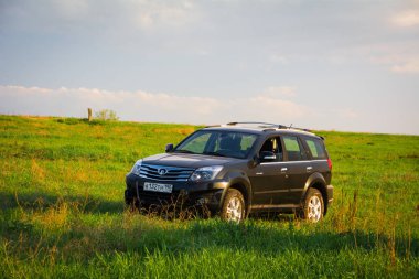 Çin Suv büyük Duvar H3 üzerine getirin. Moskova, Rusya. 14 Mayıs 2013