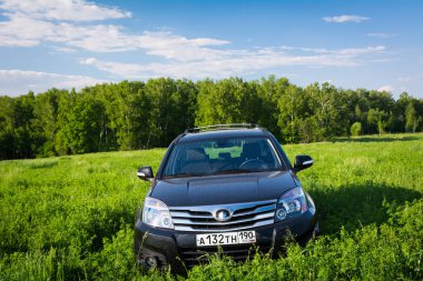 Çin Suv büyük Duvar H3 üzerine getirin. Moskova, Rusya. 14 Mayıs 2013
