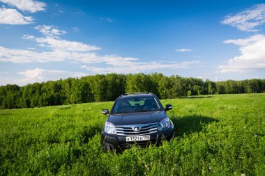 Çin Suv büyük Duvar H3 üzerine getirin. Moskova, Rusya. 14 Mayıs 2013