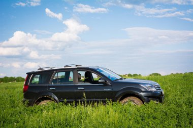 Çin Suv büyük Duvar H3 üzerine getirin. Moskova, Rusya. 14 Mayıs 2013