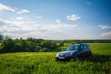 Çin Suv büyük Duvar H3 üzerine getirin. Moskova, Rusya. 14 Mayıs 2013