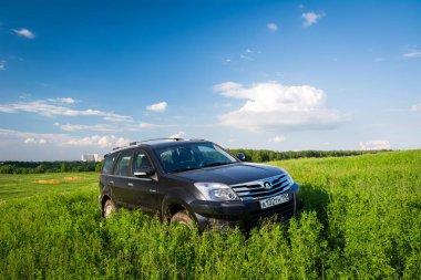 Çin Suv büyük Duvar H3 üzerine getirin. Moskova, Rusya. 14 Mayıs 2013