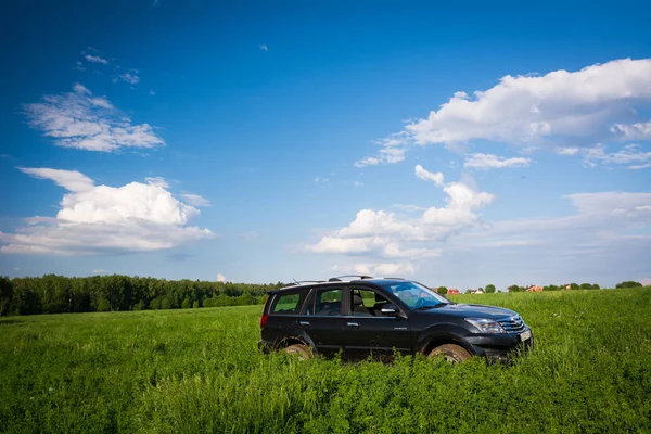 China Suv Gran Muralla Hover Moscú Rusia Mayo 2013 — Foto de Stock