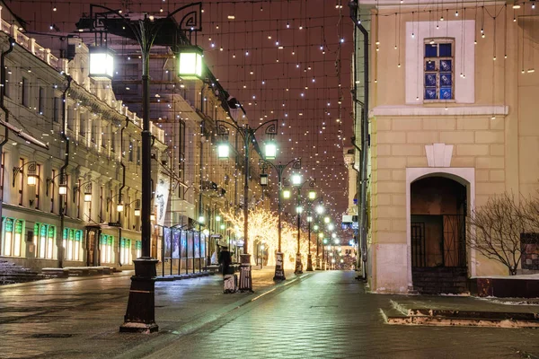 Зима Москве Перед Рождеством Новым Годом Москва Россия Декабрь 2016 — стоковое фото