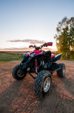Moskova, Rusya - 17 Mayıs 2014: Atv Honda Trx700xx